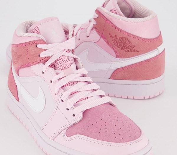 Air Jordan 1 Mid Digital Pink CW5379-600 Release Info + Photos ...