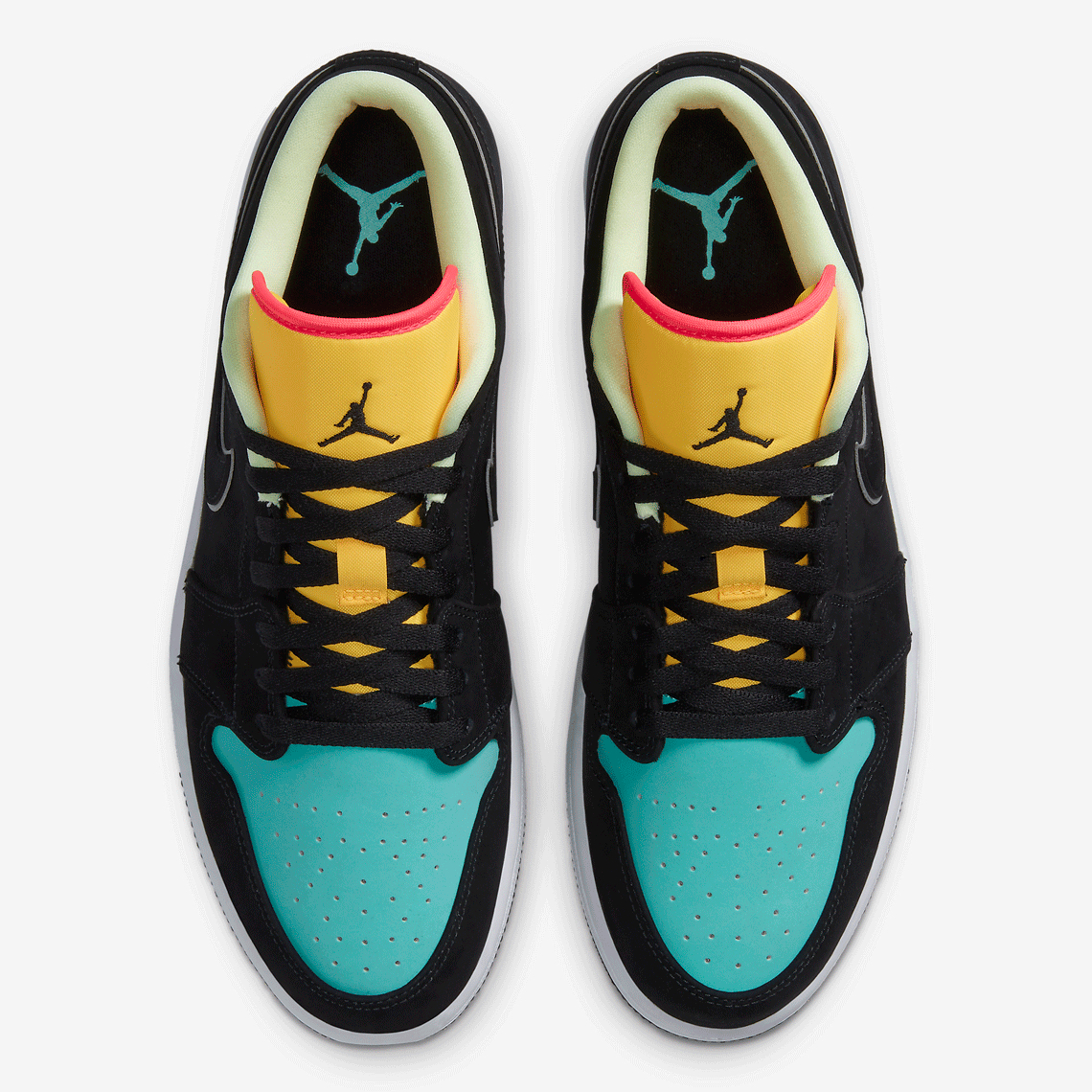 turquoise and orange jordans