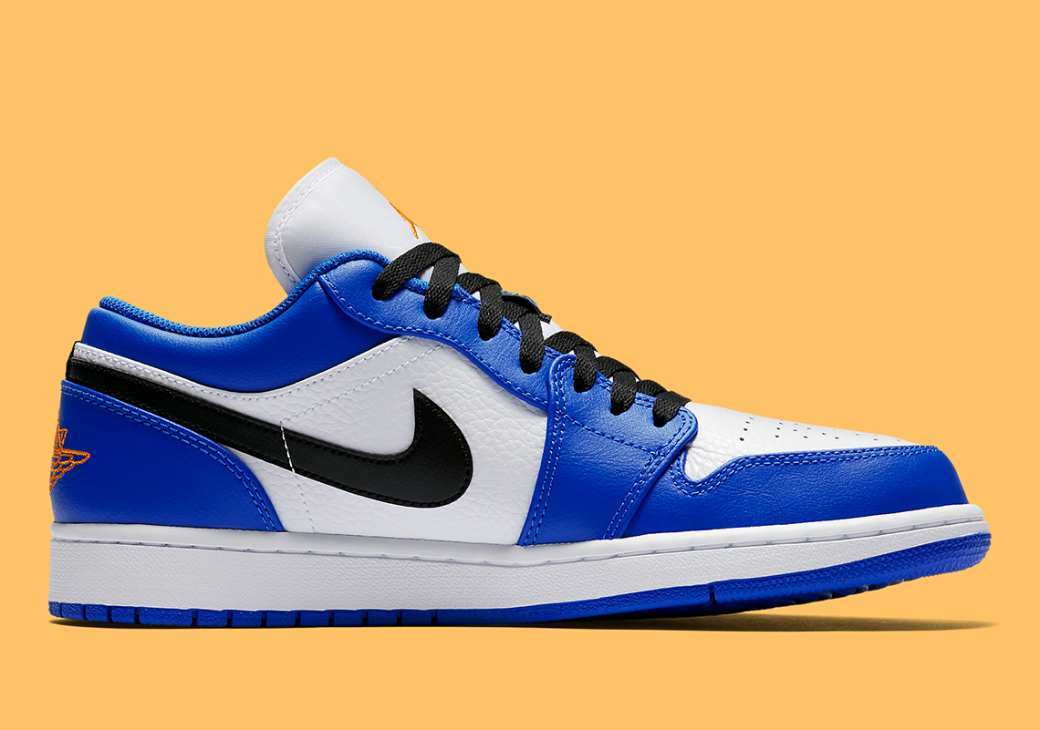 jordan 1 low blue and orange