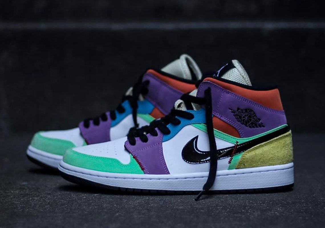 Air Jordan 1 Mid SE Lightbulb Multicolor Release Date