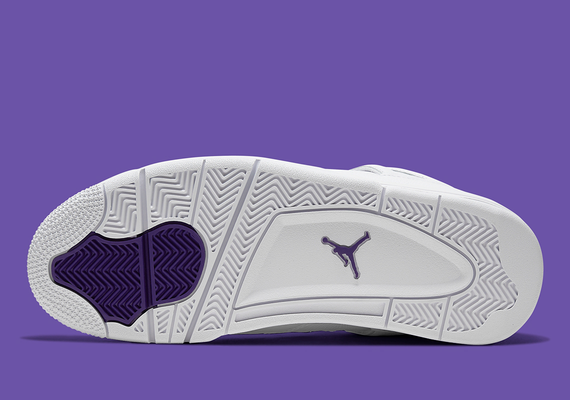 Air Jordan 4 Metallic Purple Release Date Sneakernews Com