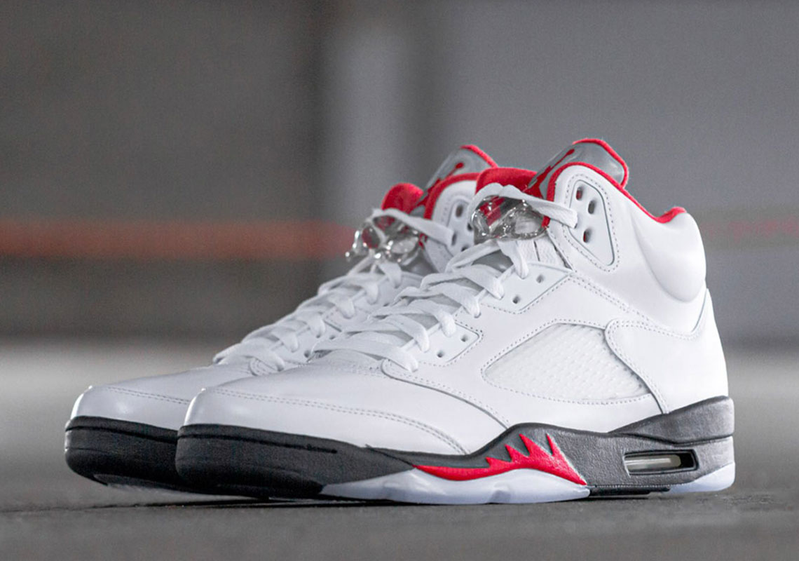The Air Jordan 5 OG "Fire Red" Releases Tomorrow