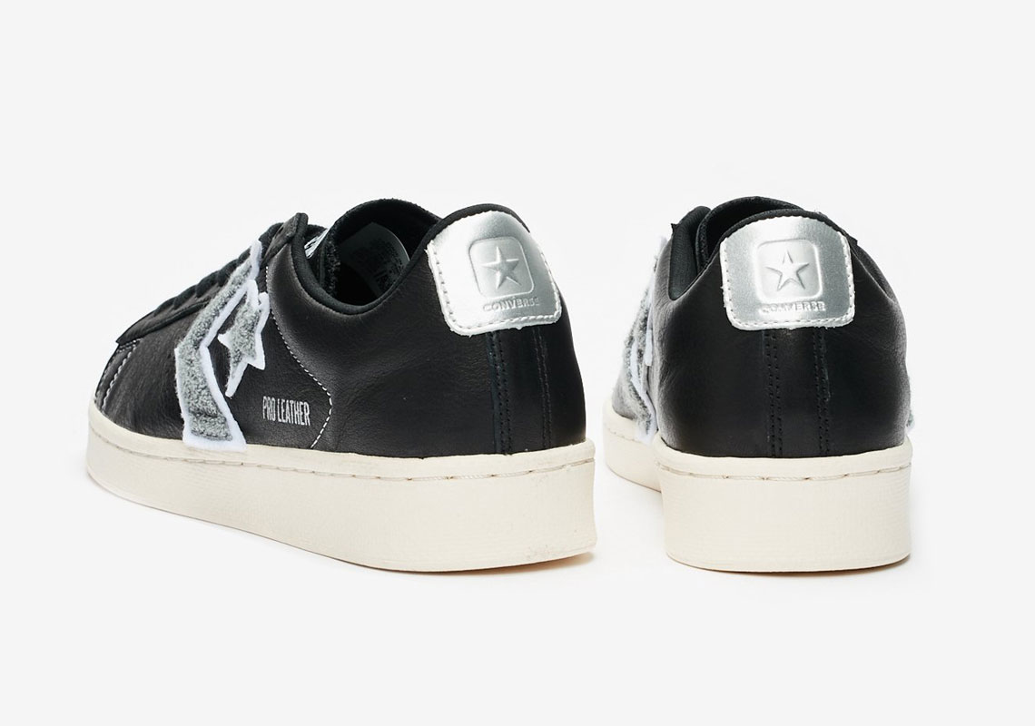 Converse Pro Leather Ox Chenille White Black | SneakerNews.com