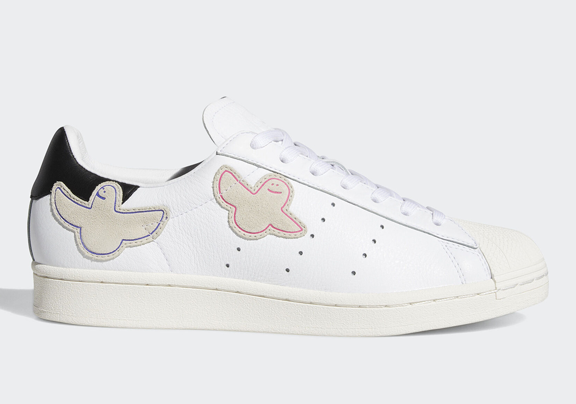 Mark Gonzales Brings His "Shmoo" Logo Over To The adidas Superstar