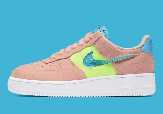 Nike’s Cut Out Air Force 1 Reveals Translucent Blue Interiors