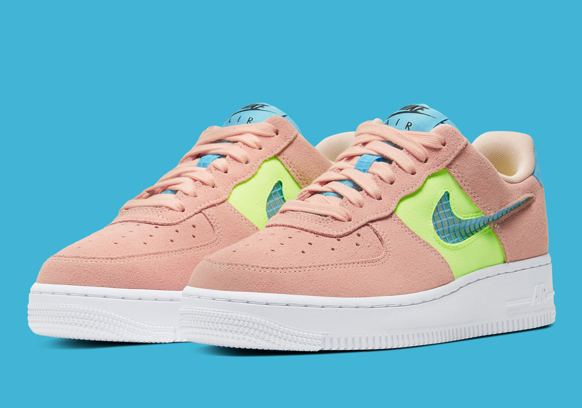 Nike Air Force 1 Low WMNS Washed Coral | SneakerNews.com