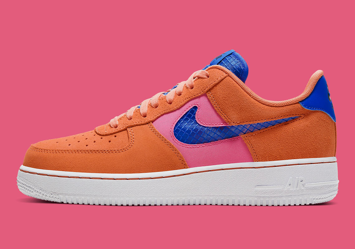 The Nike Air Force 1 Low "Orange Trance" Features Transparent Swooshes