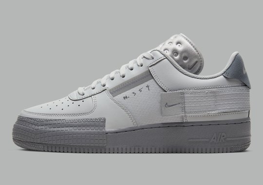 Nike Air Force 1 Type Gets A Triple-Grey Treatment