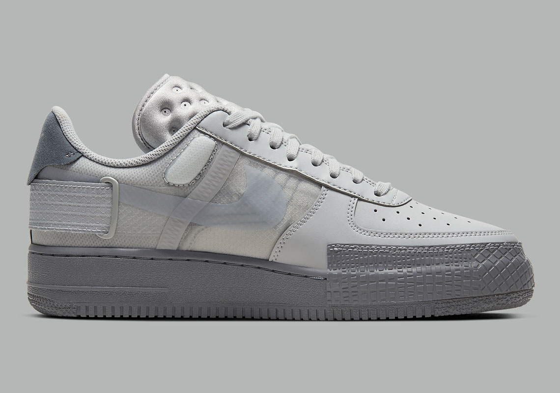 air force 1 triple grey