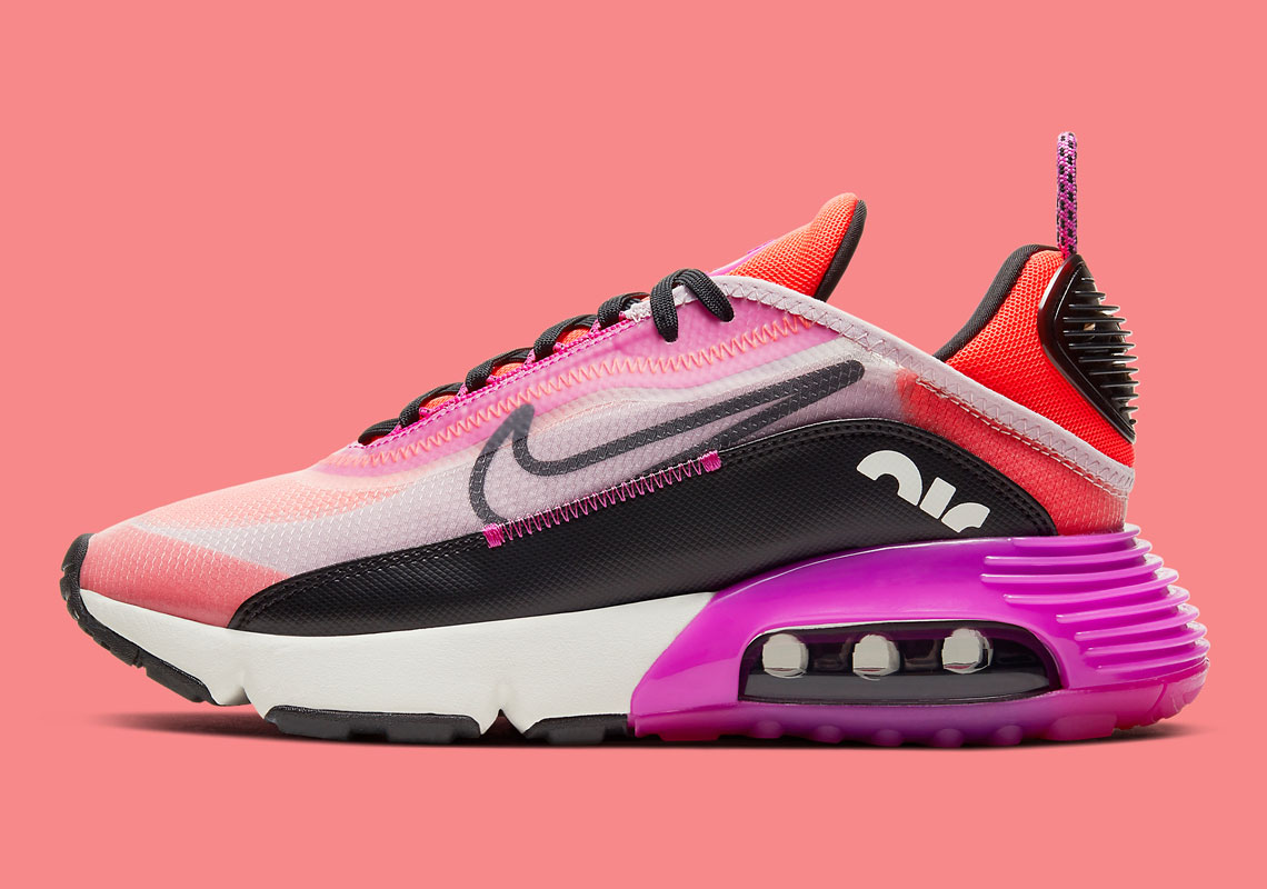 The Nike Air Max 2090 Goes Bold With "Fire Pink" And "Flash Crimson"