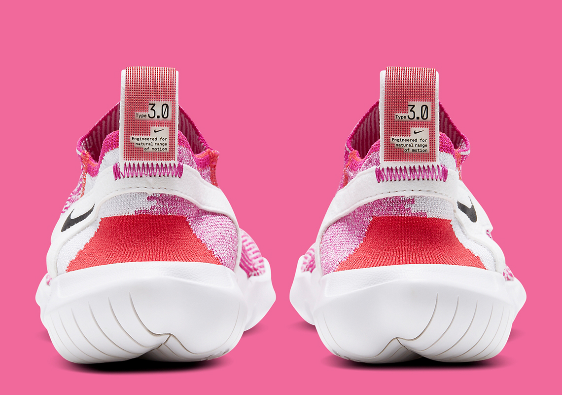 Nike Free Run Flyknit 2020 Pink Cj0267 002 3