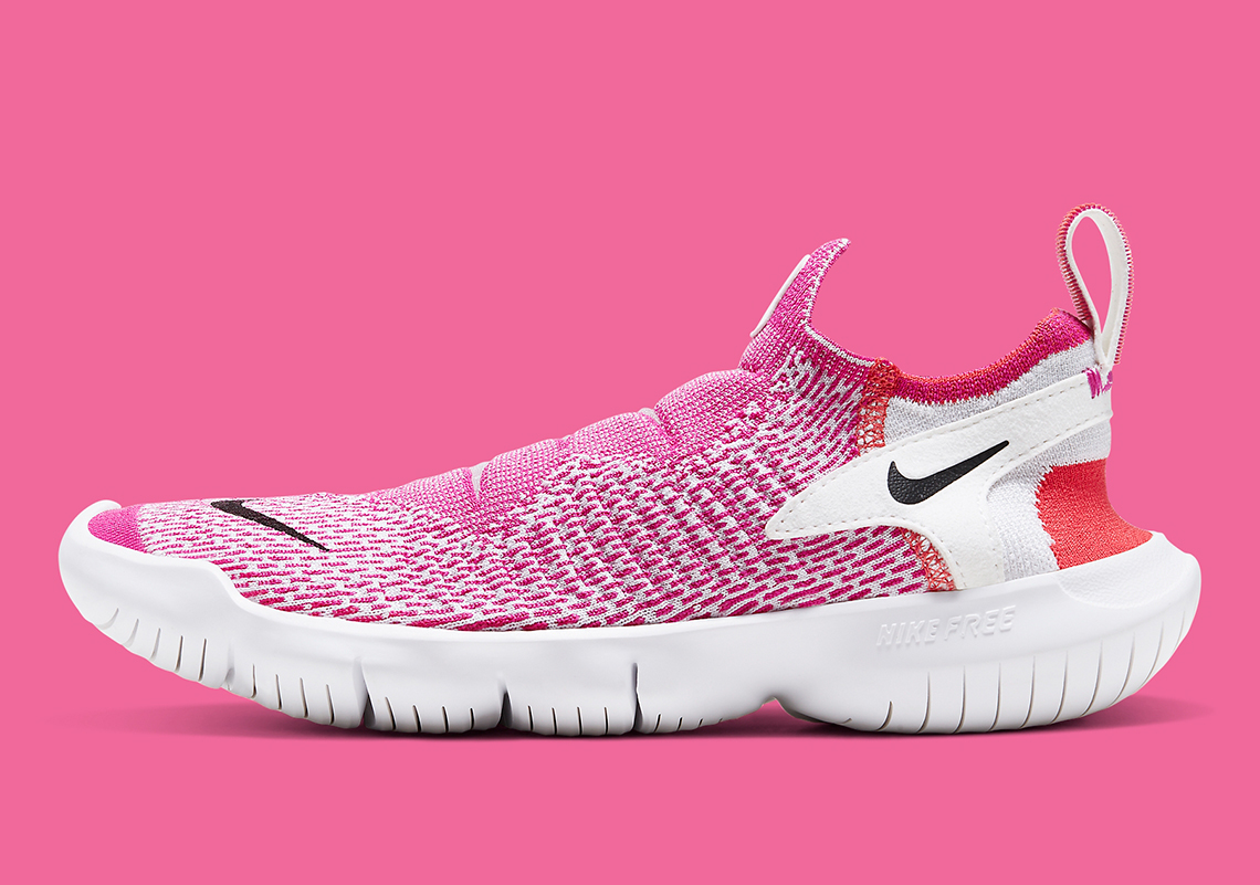 Nike Free Run Flyknit 2020 Pink Cj0267 002 6