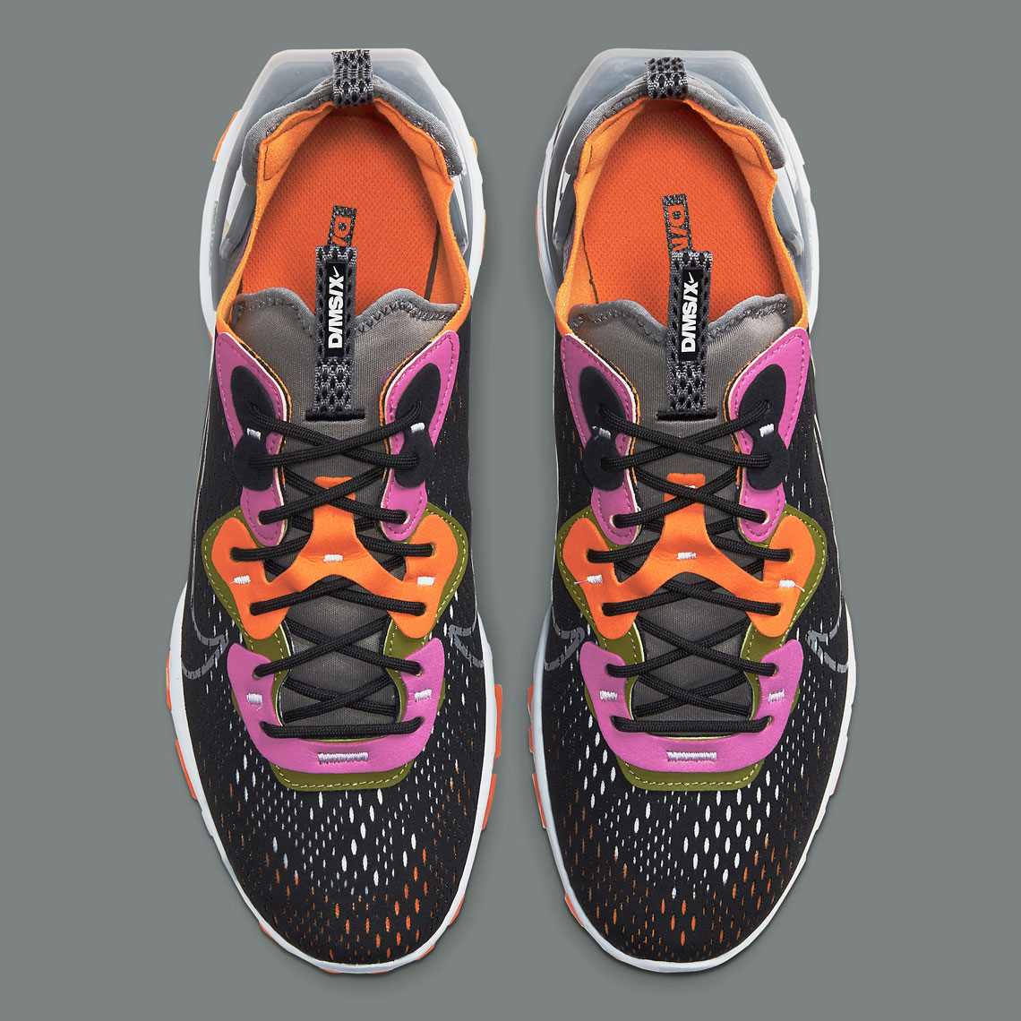 Nike React Vision Black Orange Fuschia 