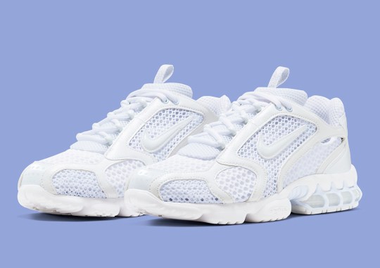 The Nike Zoom Spiridon Cage 2 Arrives In A Bright Triple White