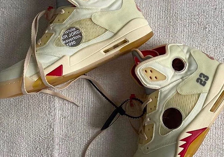 The Off-White x Air Jordan 5 "Plot Twist" Rumored For Holiday 2020 Release