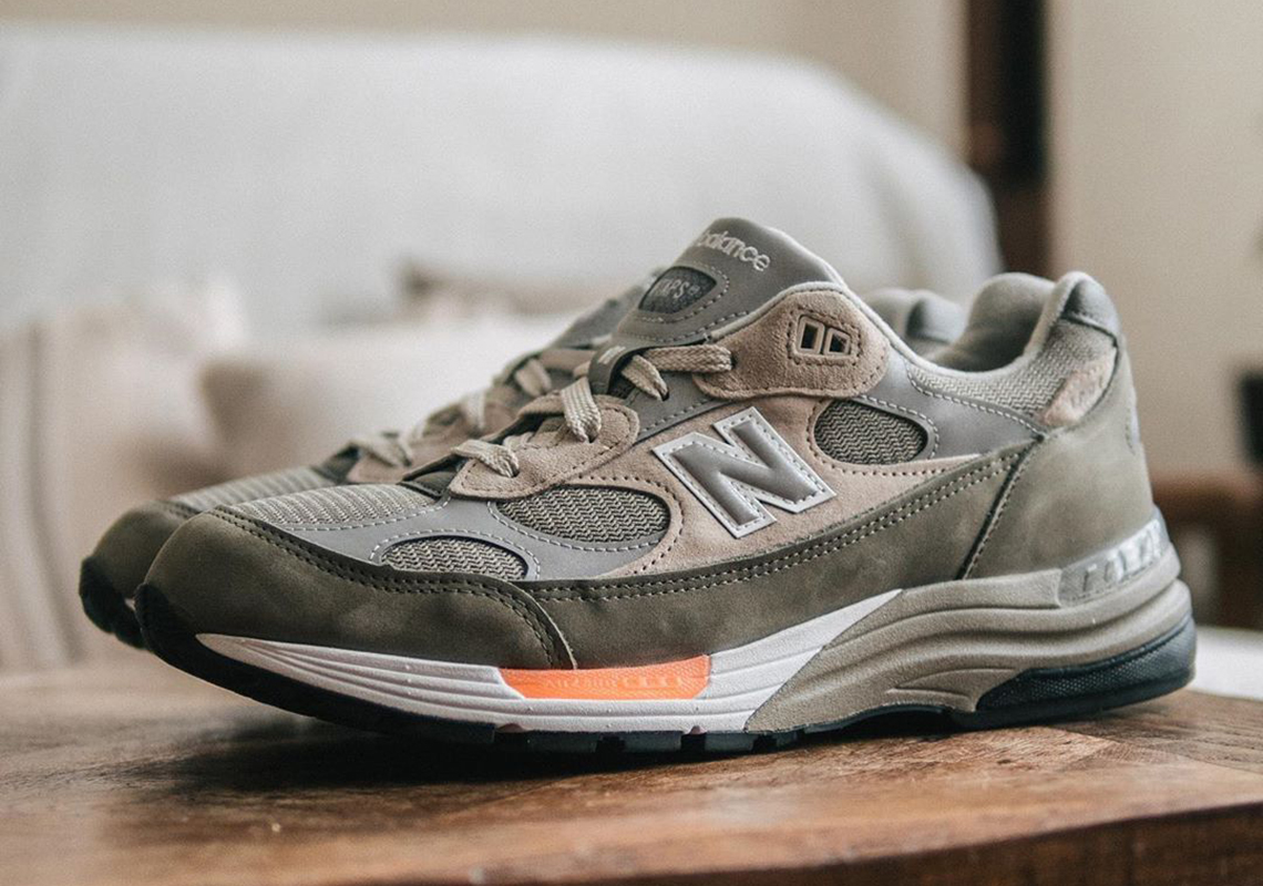 Wtaps New Balance 992 Olive Grey Release Date 0