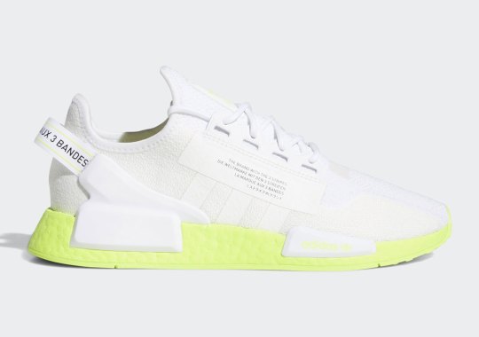 The Adidas NMD R1 V2 Pairs an Angelic White With Punchy Neon