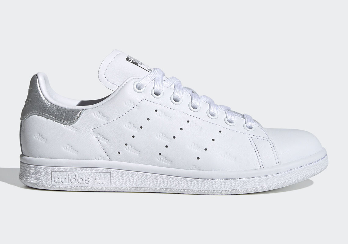 stan smith silver metallic