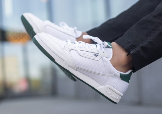 The yellow adidas Continental 80 Does Its Best Stan Smith Impression