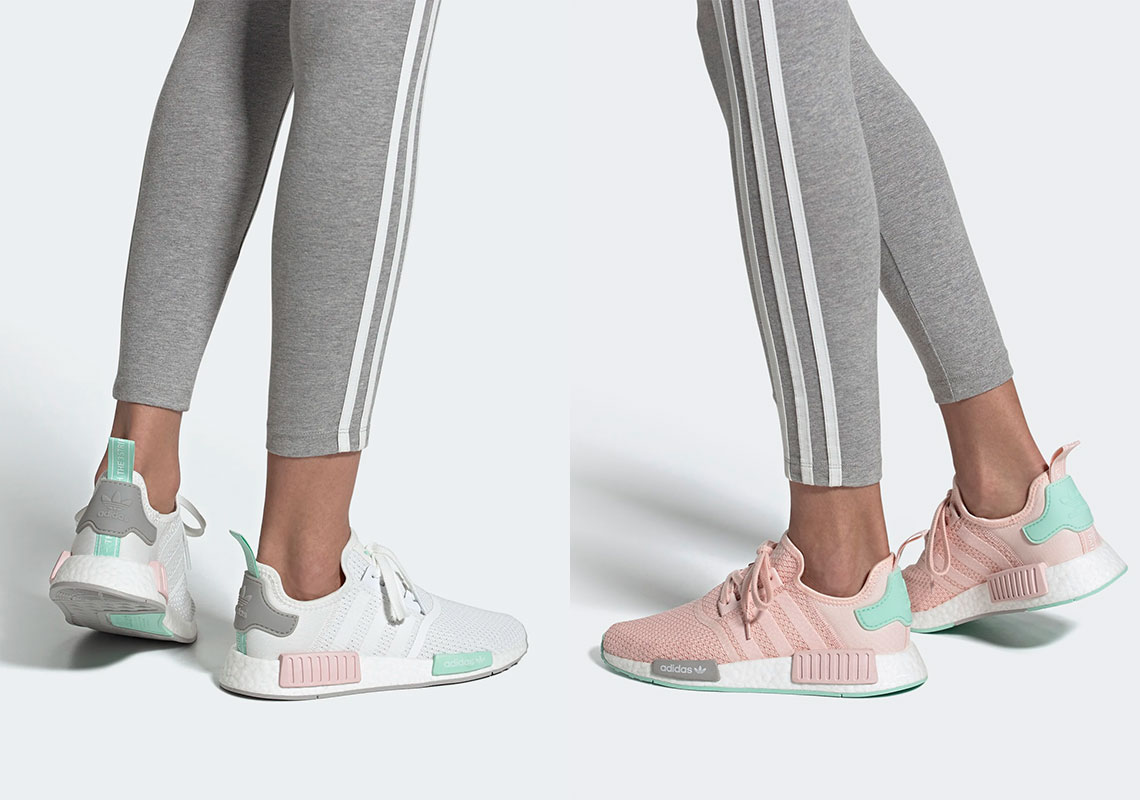 adidas NMD White Pink Mint FX7197 | SneakerNews.com