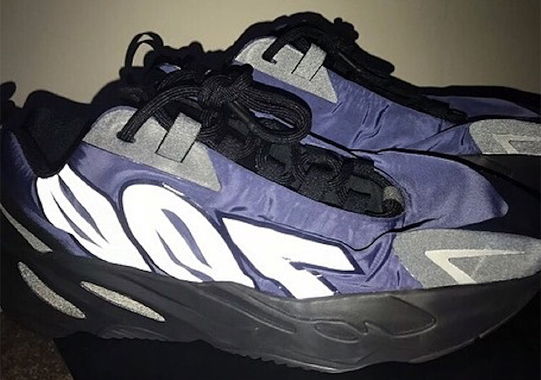 An adidas Yeezy Boost 700 MNVN Sample In Navy Emerges