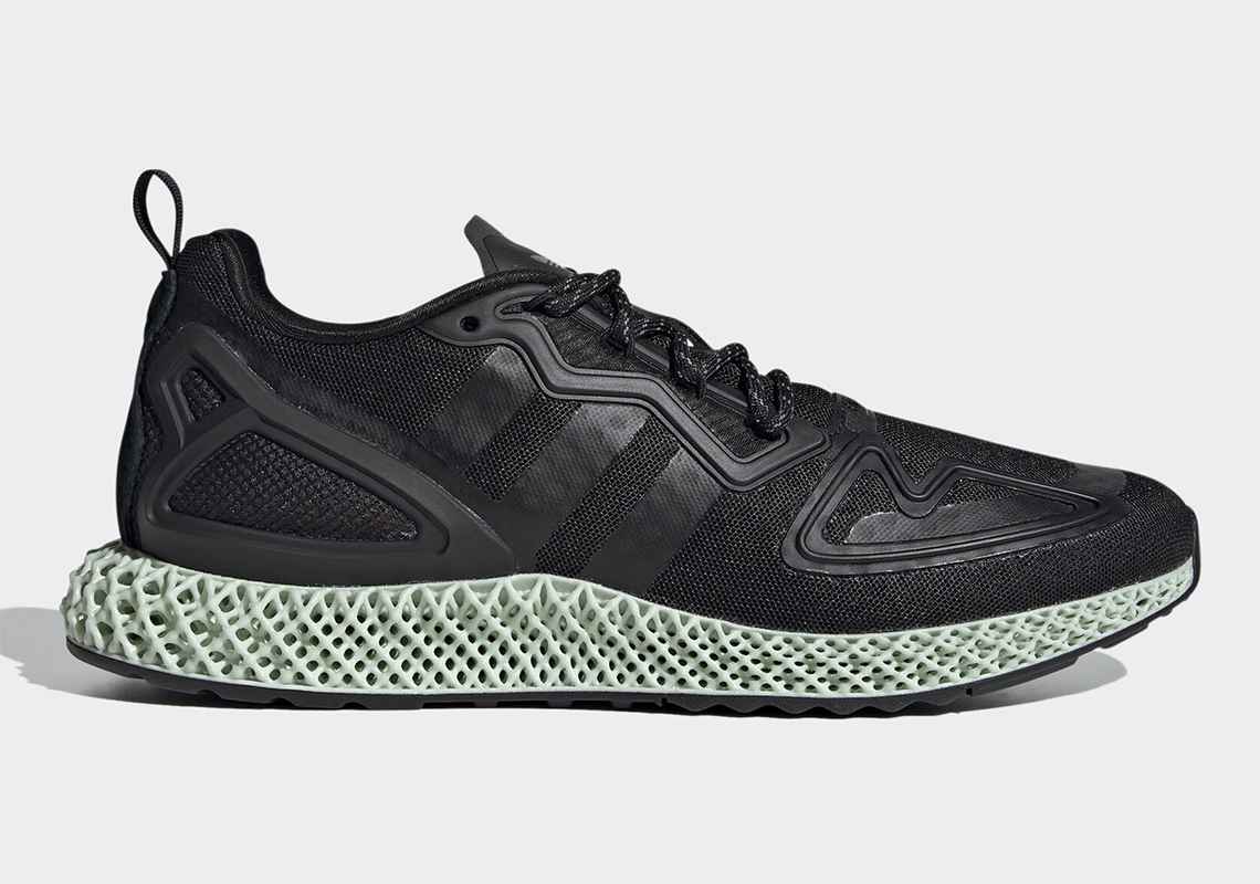 The adidas ZX 2K 4D Appears In A Stark "Core Black"