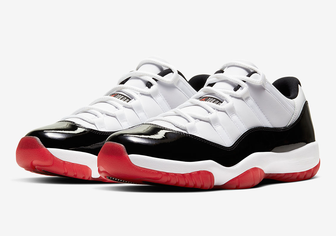 jordan 11 red and white