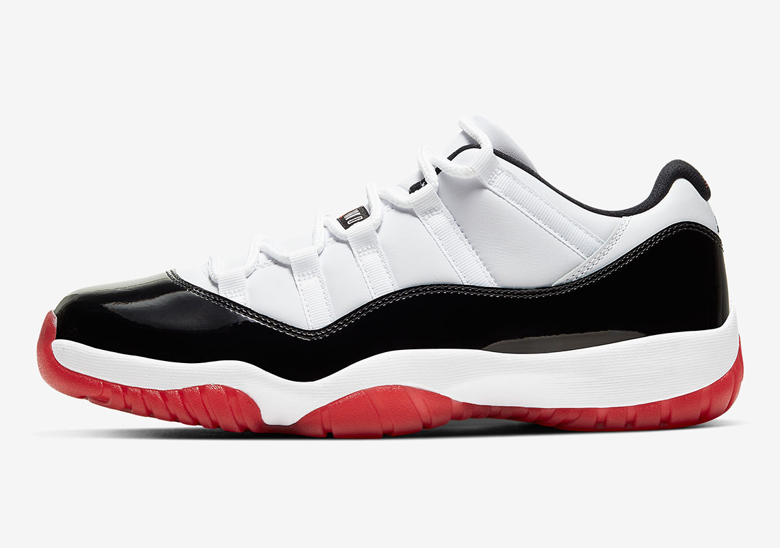 Air Jordan 11 Low White Red Black 