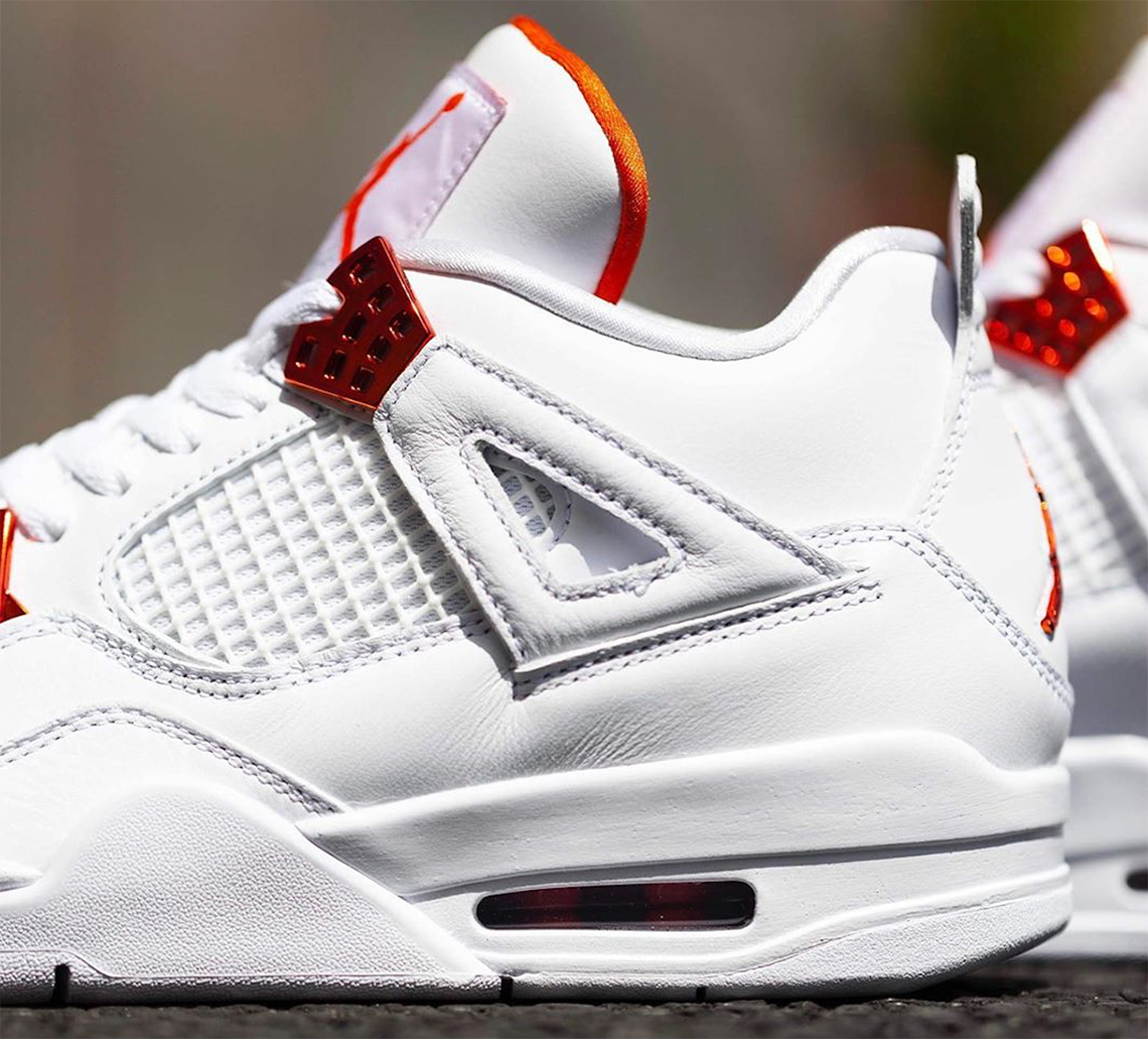 metallic orange jordan 4 release date
