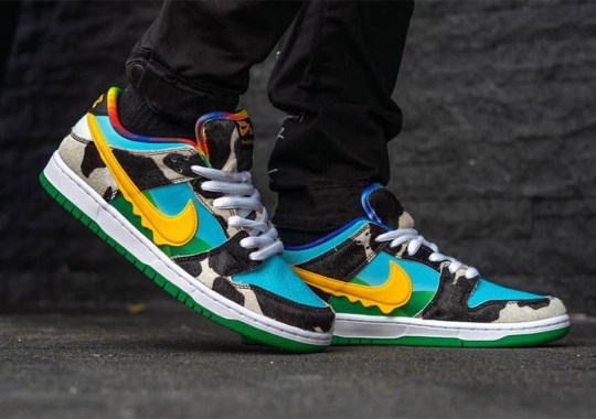On-Foot Look At The Ben & Jerry’s Nike SB Dunk “Chunky Dunky”