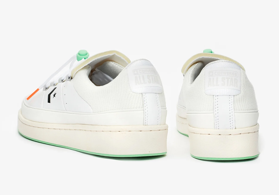 Converse Pro Leather Ox Toggle White Green 3