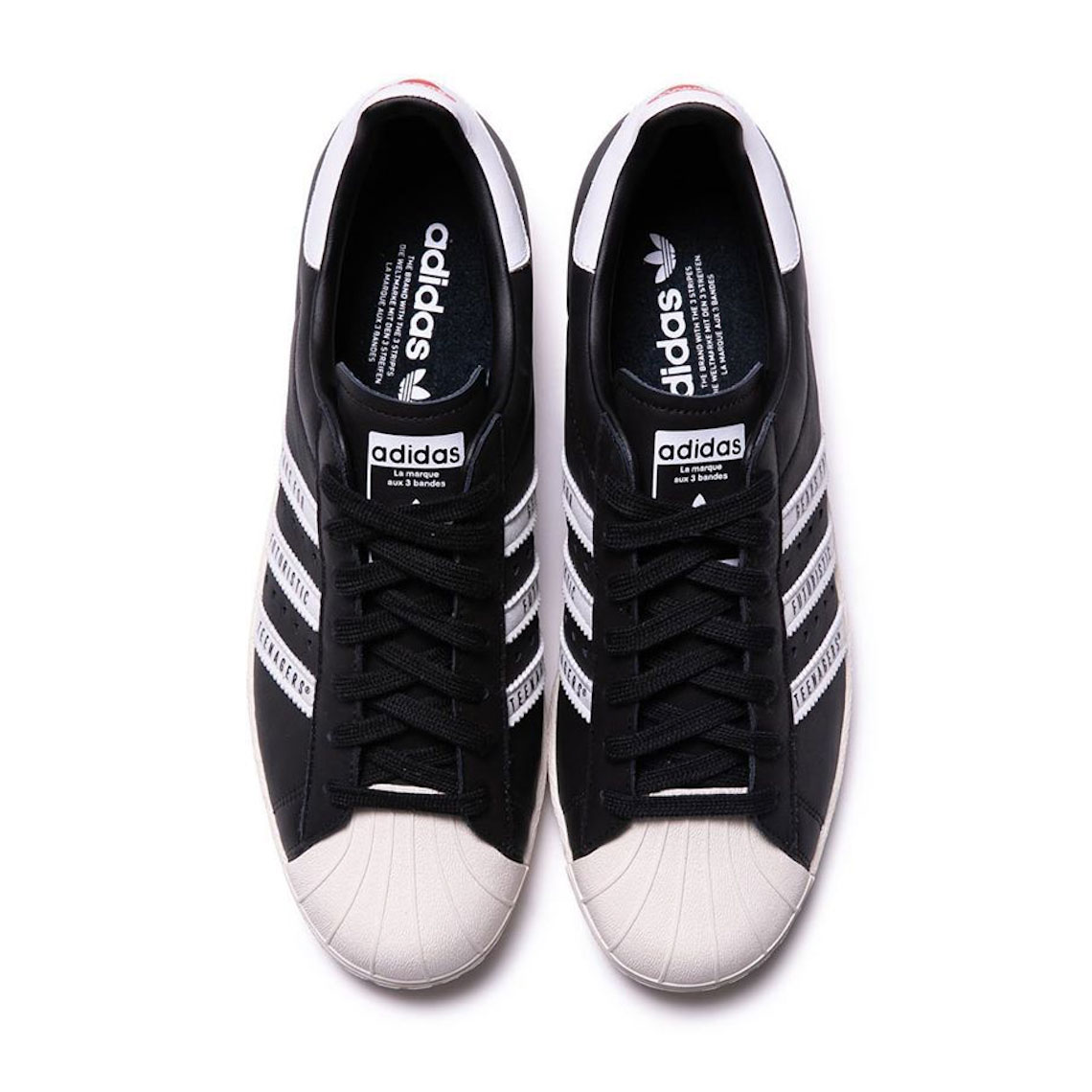 Human Made Adidas Superstar Black White 1