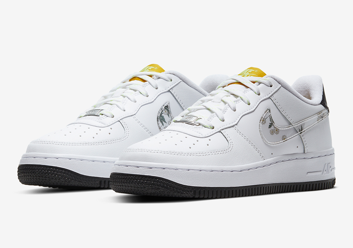 Nike Air Force 1 Low Daisy Gs Cw5859 100 3