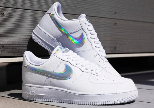 The Nike Air Force 1 Low Essential Gets A Lenticular Pop On The Swoosh And Tongue