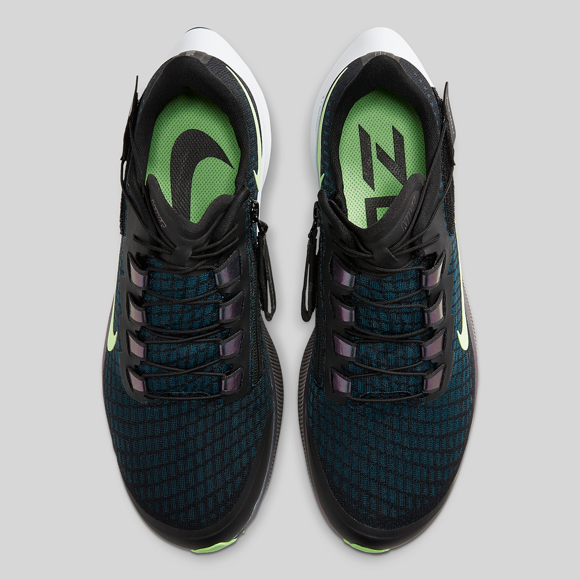 Nike Pegasus 37 FlyEase Black Green CK8474-001 | SneakerNews.com