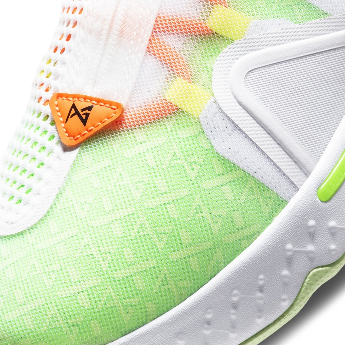 Nike Pg 4 Gatorate White Volt Orange 6