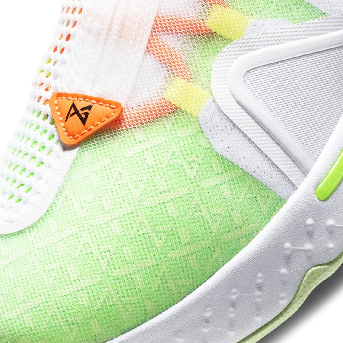 nike pg 4 gatorate white volt orange 6