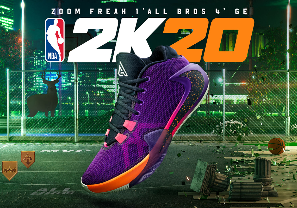 NBA2K Nike Freak 1 All Bros 4 Purple 