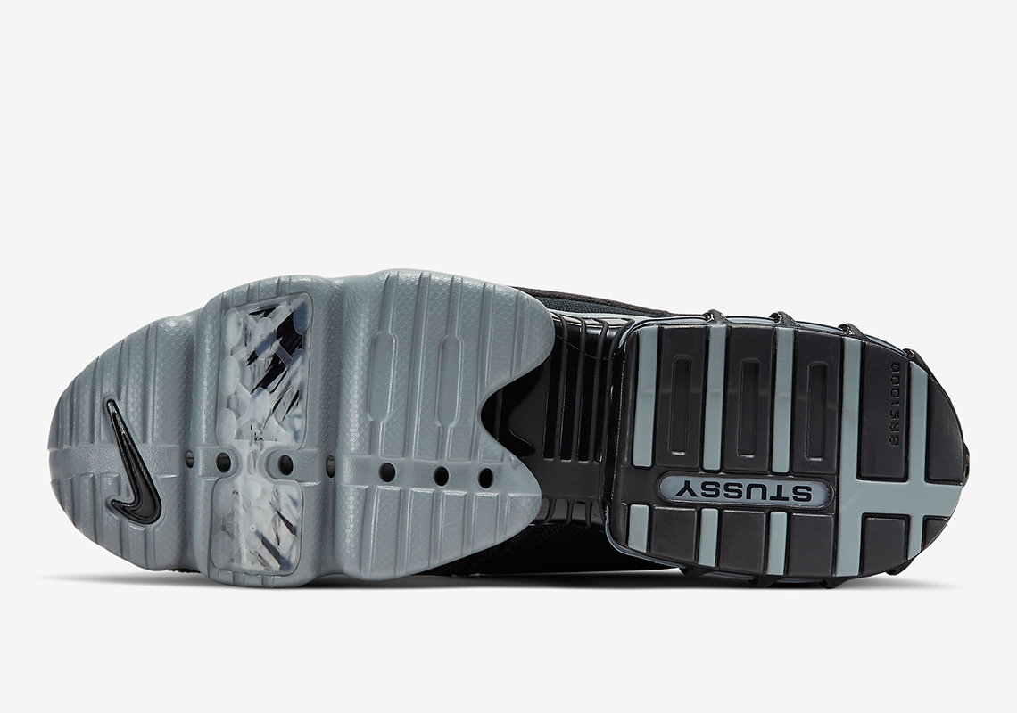 Stussy Nike Spiridon Caged Black Grey Cq5486 001 6