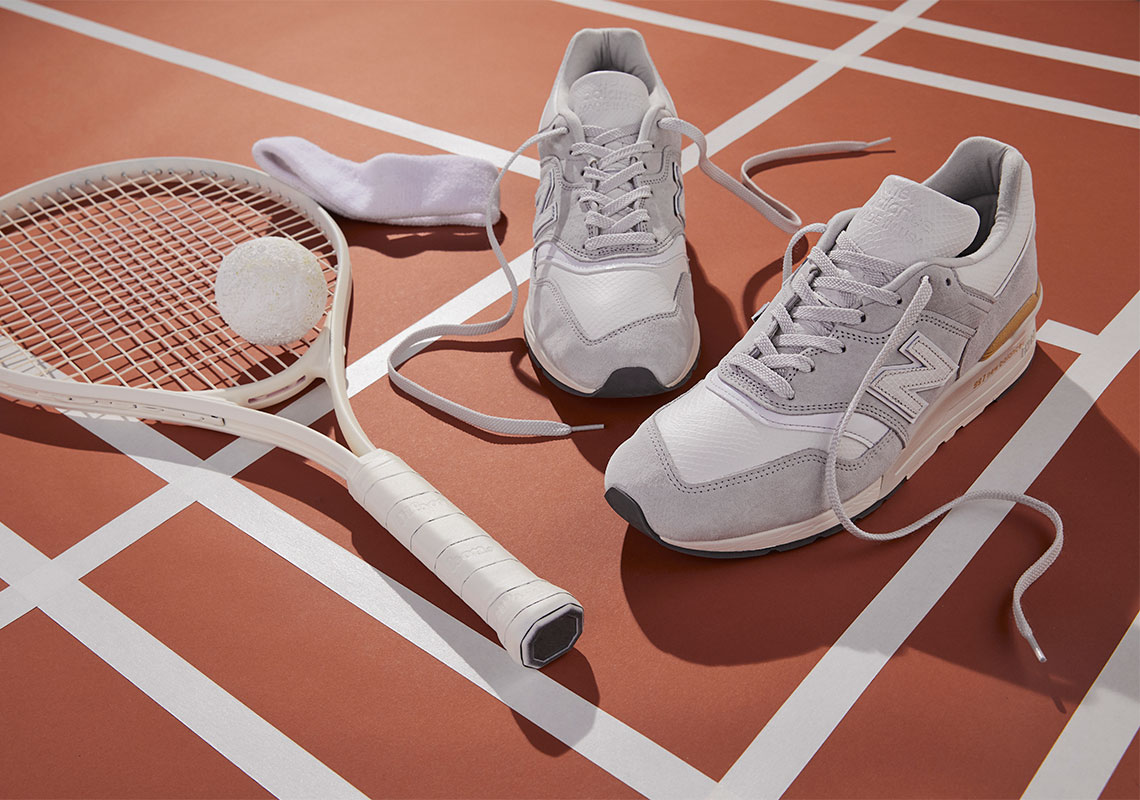 Todd Snyder Blends Tennis And Nightlight With The Durable New balance Pull Hoops Essential “Chalk Stripe”