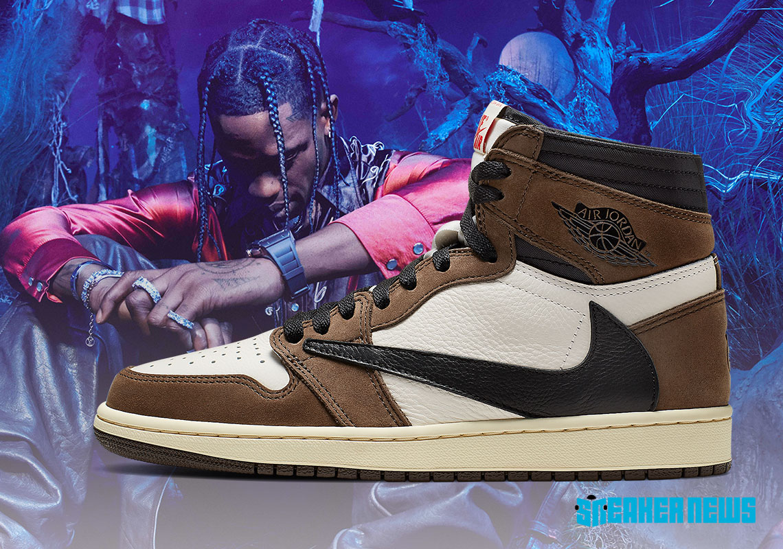 Travis Scott Jordan 1 High Shoes