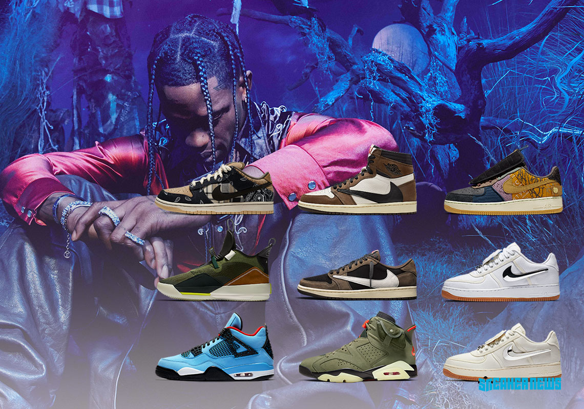 all of travis scott shoes