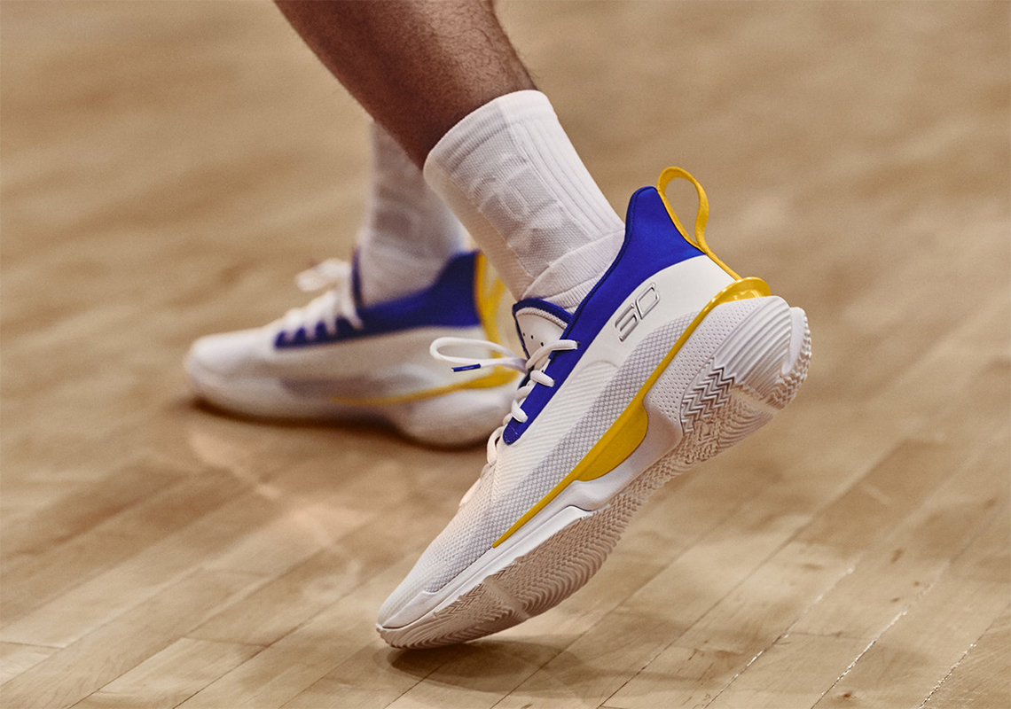 Steph Curry's UA Curry 7 Receives &quot;Warriors&quot; Offering: Photos