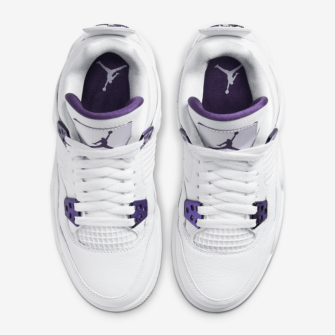 jordan retro 4 metallic purple kids