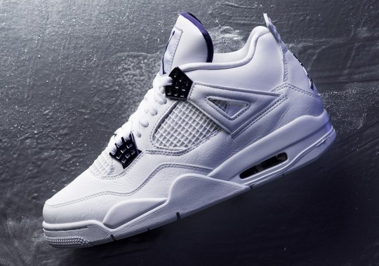 The Air Jordan 4 “Metallic Purple” Is Available Now