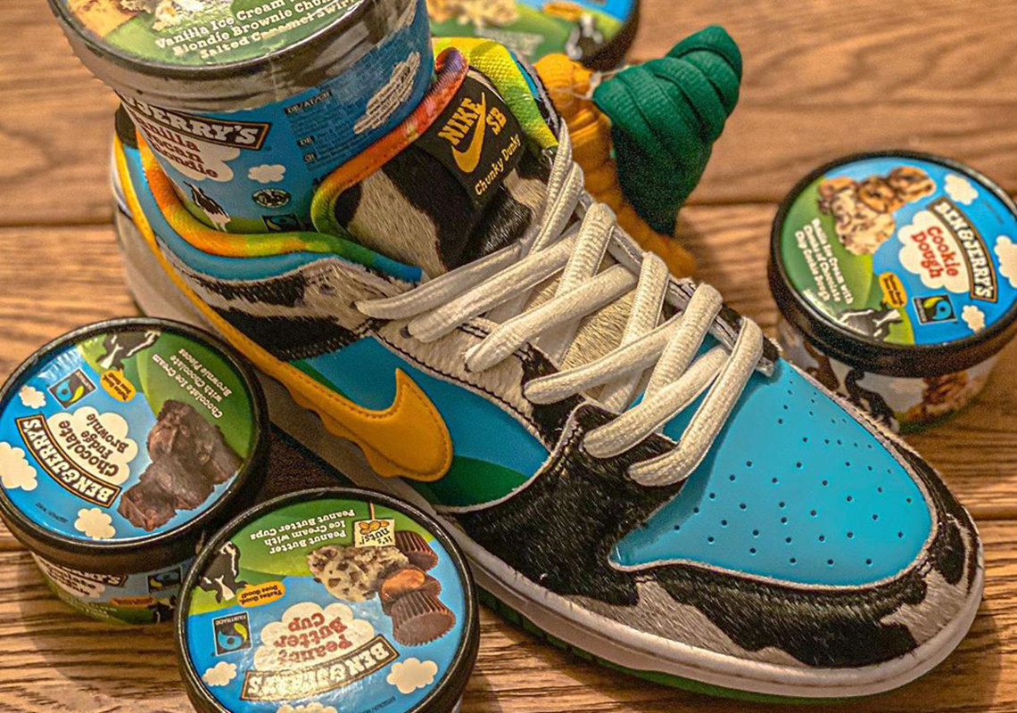 Ben And Jerrys Nike SB Dunk Low Chunky Dunky Release Date 