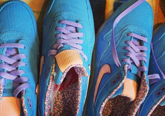 Edison Chen Reveals A Corduroy Nike Air Max 1 With Floral Lining