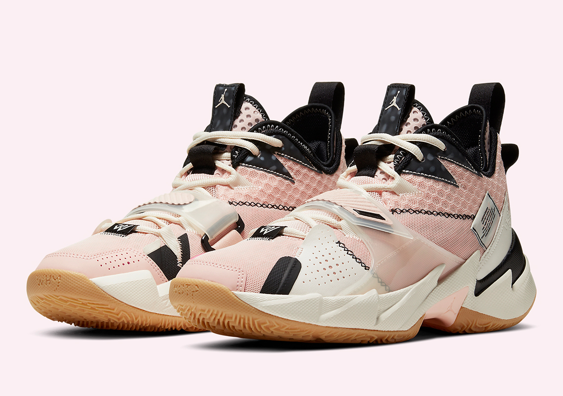 The Jordan WOVEN Why Not Zer0.3 Dresses Up In Washed Coral