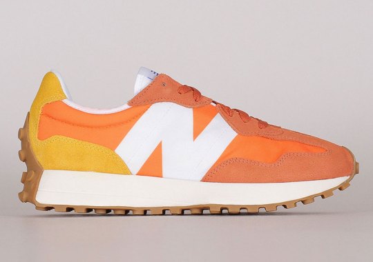 The New Balance 327 Surfaces In Vibrant Orange