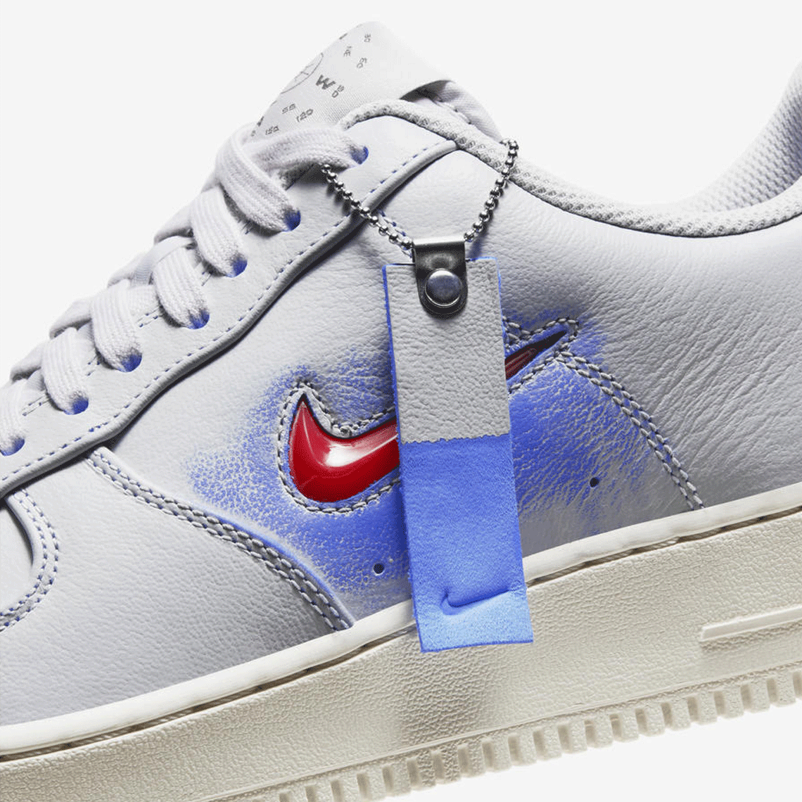 air force 1 jewel home and away grey